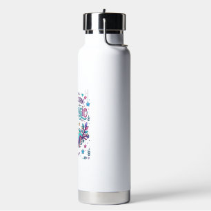 Einhorn Slothicorn Langsame Magie Farbiger Marktpl Trinkflasche