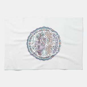 Einhorn Slothicorn Langsame Magie Whimsical T-Shir Geschirrtuch
