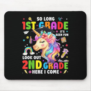 Einhorn So Long Erste Klasse Abschluss 2. Klasse H Mousepad
