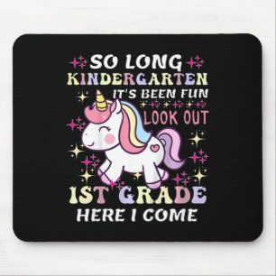 Einhorn So Long Kindergarten Es Hat Spaß Gemacht P Mousepad