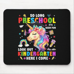 Einhorn So Long Pre K Abschluss Kindergarten Hier Mousepad