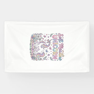 Einhorn Soft Wiese Einhorn Niedliches Vektor Desig Banner