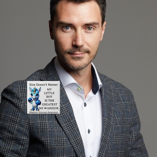 Einhorn, Sohn, Kind, MS Warrior Button