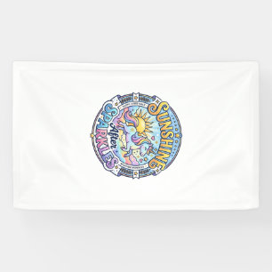 Einhorn-Sonnenschein nach Glitzer-POD Fertig Marke Banner