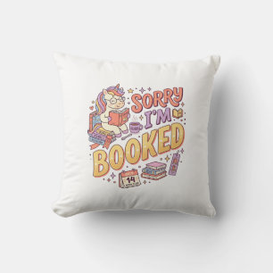Einhorn Sorry Ich Bin Gebucht Whimsical Zazzle Des Kissen
