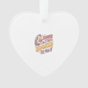 Einhorn Sorry Ich Bin Gebucht Whimsical Zazzle Des Ornament