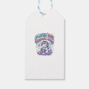 Einhorn Spieler Eins Einhorn-Modus Retro-Stil Graf Geschenkanhänger