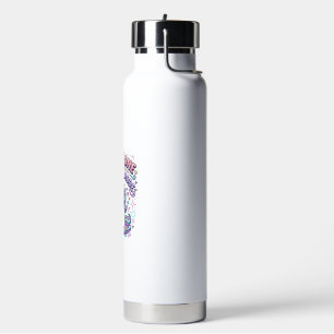 Einhorn Spieler Eins Einhorn Modus Retro-Stil Graf Trinkflasche