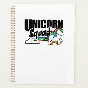 Einhorn-Squad Regenbogen-Einhörner Liebhaber Lusti Planer