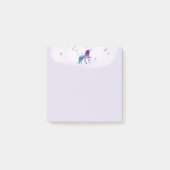 Einhorn & Sterne Post-it Klebezettel (Vorderseite)