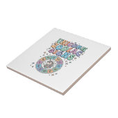 Einhorn-Sternzeichen Kawaii-Vektordesign_1 Fliese (Seite)
