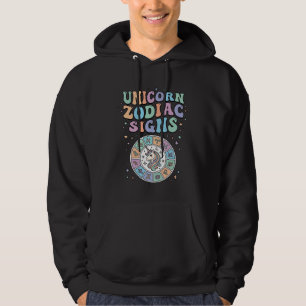 Einhorn-Sternzeichen Kawaii-Vektordesign_1 Hoodie