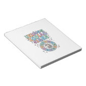 Einhorn-Sternzeichen Kawaii-Vektordesign_1 Notizblock (angewinkelt)