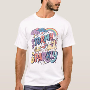 Einhorn Stormy aber funkelnde whimsical Merch Desi T-Shirt