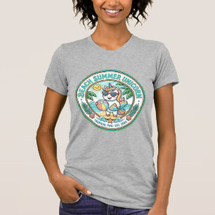 Einhorn Strand Sommer Einhorn POD Fertig Bekleidun T-Shirt