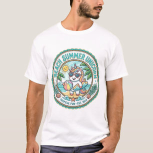 Einhorn Strand Sommer Einhorn POD Fertig Bekleidun T-Shirt