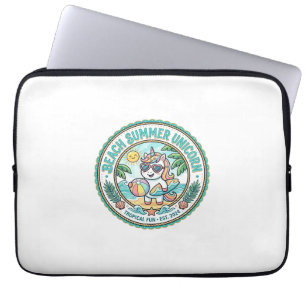 Einhorn Strand Sommer Einhorn POD Fertige Bekleidu Laptopschutzhülle