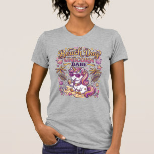 Einhorn Strand Tag Einhorn Babe Stylisch Zazzle De T-Shirt