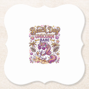 Einhorn Strand Tag Einhorn Babe Stylisch Zazzle De Untersetzer