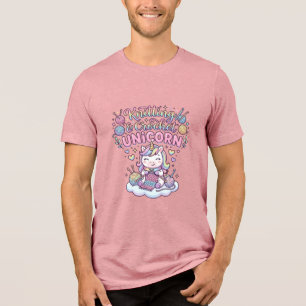 Einhorn Stricken Häkeln Einhorn Anbetungswürdige T Tri-Blend Shirt