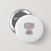 Einhorn Stricken Häkeln Einhorn Liebliche Typograf Button (Vorne & Hinten)