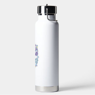 Einhorn stürmisch aber funkelnd Retro-Stil Süßes G Trinkflasche