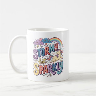 Einhorn stürmisch aber funkelnd wunderliche Merch  Kaffeetasse