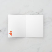 Einhorn-Sublimationskarte für Kinder Karte (Innenseite)