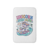Einhorn-Surf-Club Badematte (Vorderseite Vertikal)