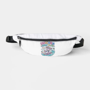 Einhorn-Surf-Club Bauchtasche
