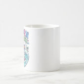Einhorn-Surf-Club Kaffeetasse (Mittel)