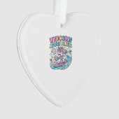 Einhorn-Surf-Club Ornament (Vorderseite)
