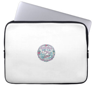Einhorn-Surf-Club-Spielsachen-Shirt-Grafik_1 Laptopschutzhülle