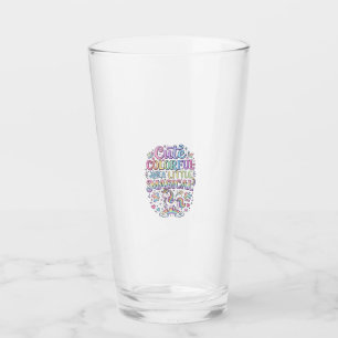 Einhorn Süß Bunt und ein bisschen Magisches Origin Glas