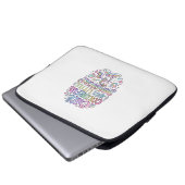 Einhorn Süß Bunt und ein bisschen Magisches Origin Laptopschutzhülle (Vorne Knopf)