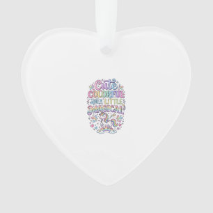 Einhorn Süß Bunt und ein bisschen Magisches Origin Ornament