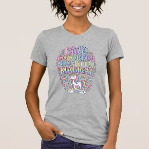 Einhorn Süß Bunt und ein bisschen Magisches Origin T-Shirt