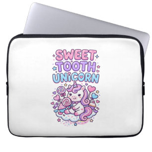 Einhorn Süßer Zahn Einhorn Niedlich Pastell Niedli Laptopschutzhülle
