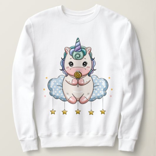 Einhorn Sweatshirt (Design vorne)