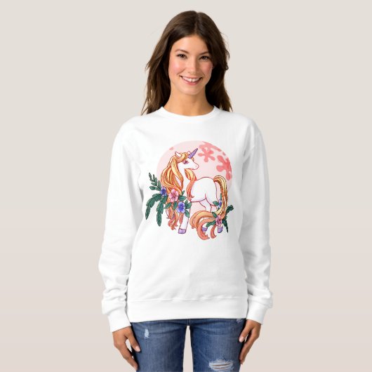Einhorn Sweatshirt (Vorne ganz)
