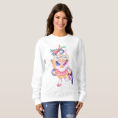 Einhorn Sweatshirt (Vorne ganz)
