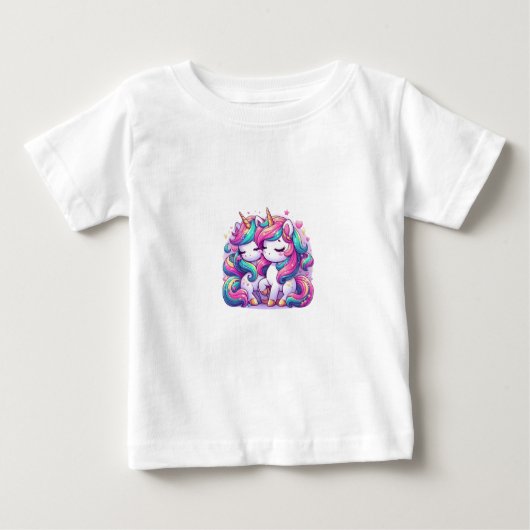 Einhorn-T-Shirt Baby T-shirt (Vorderseite)