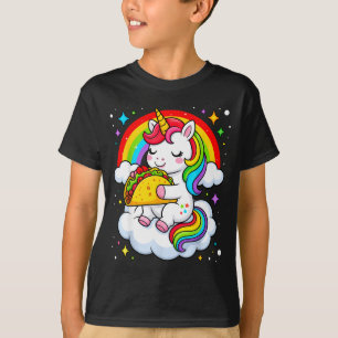 Einhorn-Taco-Regenbogen-Fiesta-cinco de mayo-Klein T-Shirt
