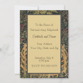 Einhorn-Tapisserien - Klassische Tapisserie Einladung (Rückseite)