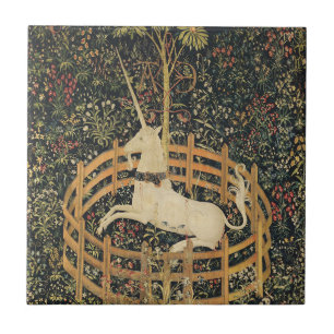 Einhorn-Tapisserien - Klassische Tapisserie Fliese