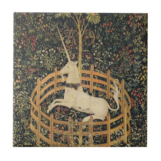 Einhorn-Tapisserien - Klassische Tapisserie Fliese (Vorderseite)