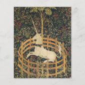 Einhorn-Tapisserien - Klassische Tapisserie Flyer (Hinten)