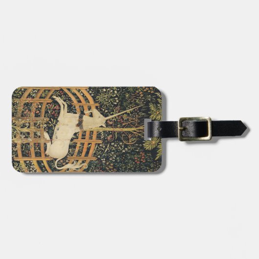 Einhorn-Tapisserien - Klassische Tapisserie Gepäckanhänger (Vorderseite horizontal)