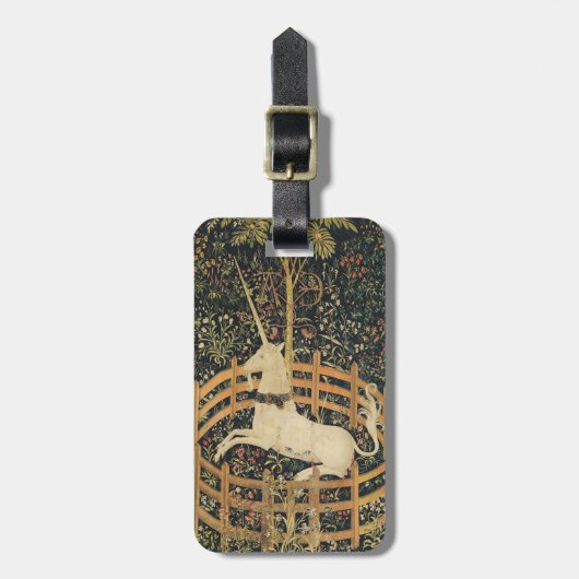 Einhorn-Tapisserien - Klassische Tapisserie Gepäckanhänger (Vorderseite vertikal)