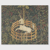 Einhorn-Tapisserien - Klassische Tapisserie Geschenkpapier (Flach)
